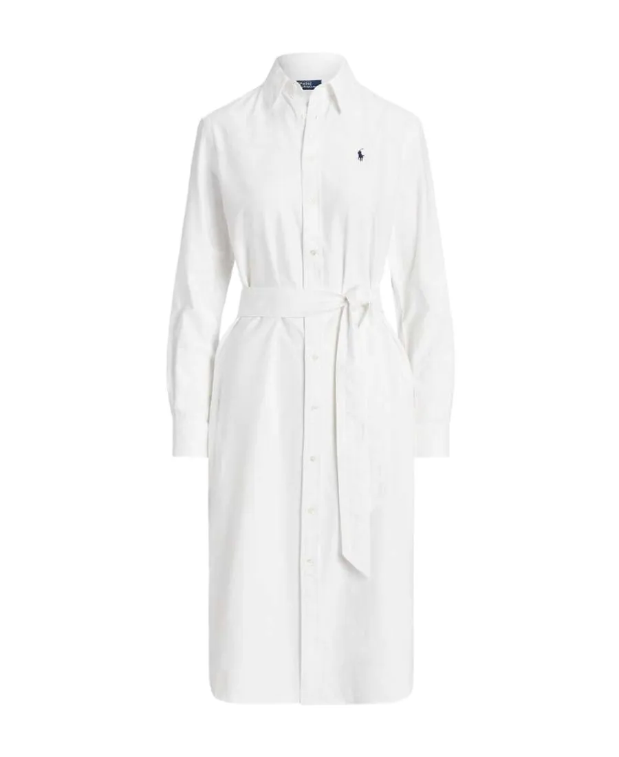 Belted Oxford Shirtdress