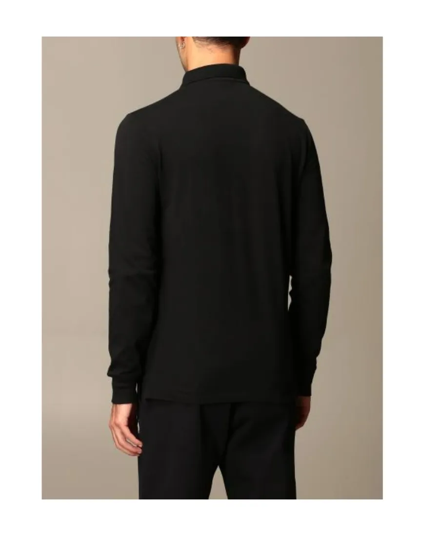 Pony Embroidered Long-Sleeved Polo Shirt