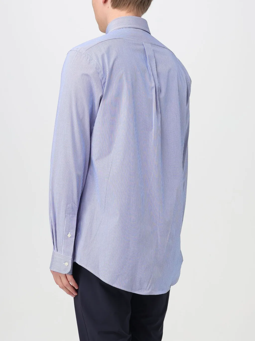 Pony Embroidered Striped Shirt