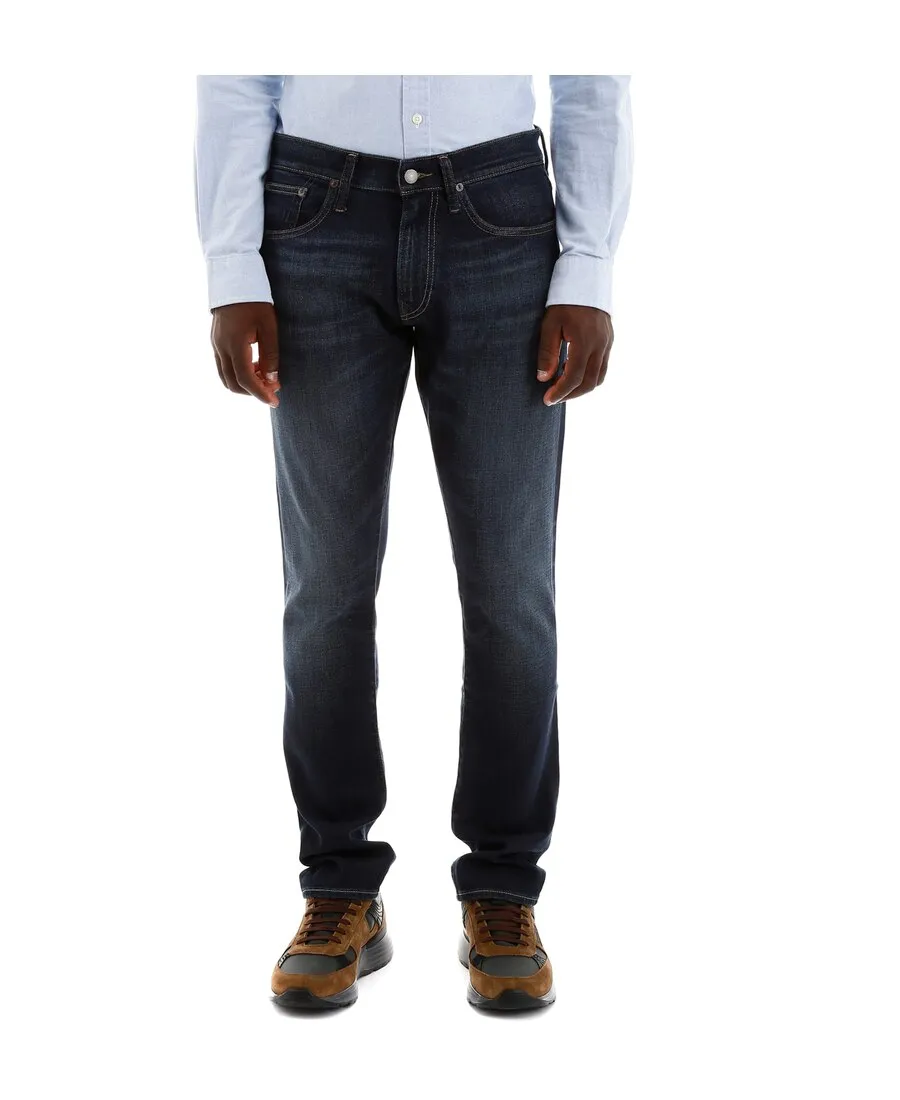 Sullivan Logo Patch Slim-Fit Jeans