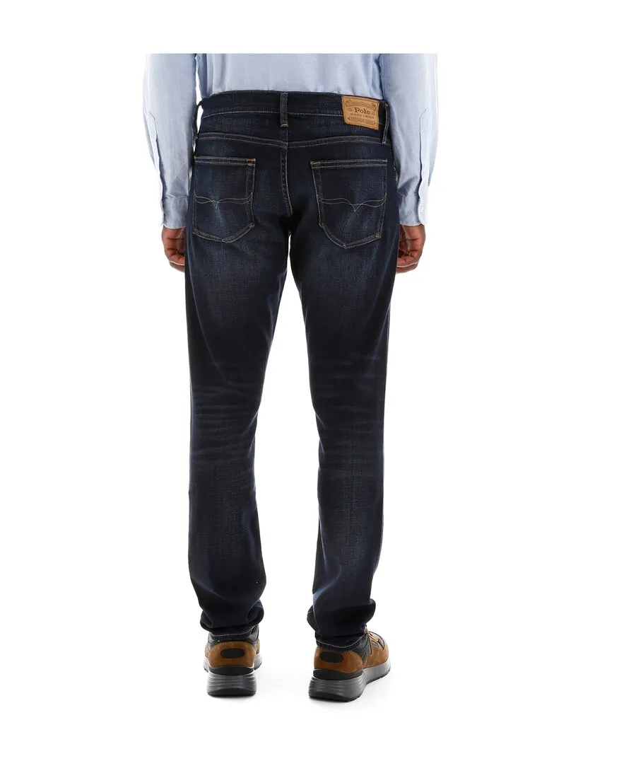 Sullivan Logo Patch Slim-Fit Jeans
