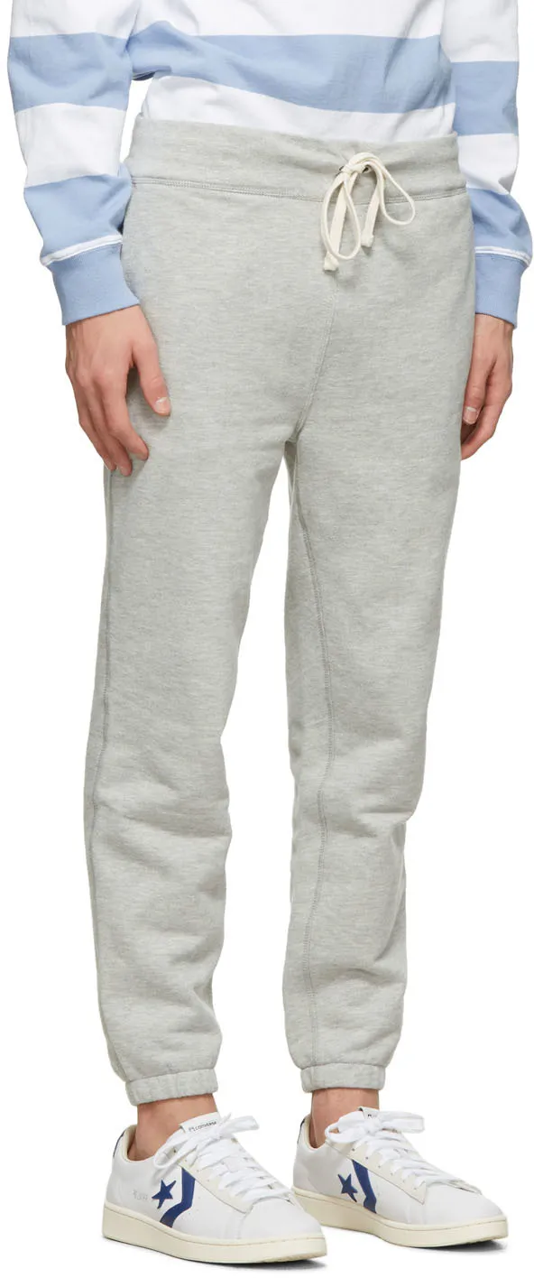 Logo Embroidered Drawstring Sweatpants