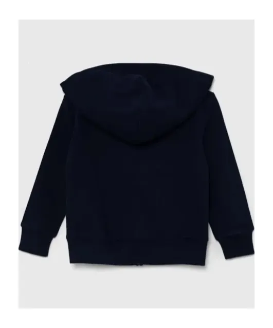 Logo Printed Long Sleeved Zipped Hoodie