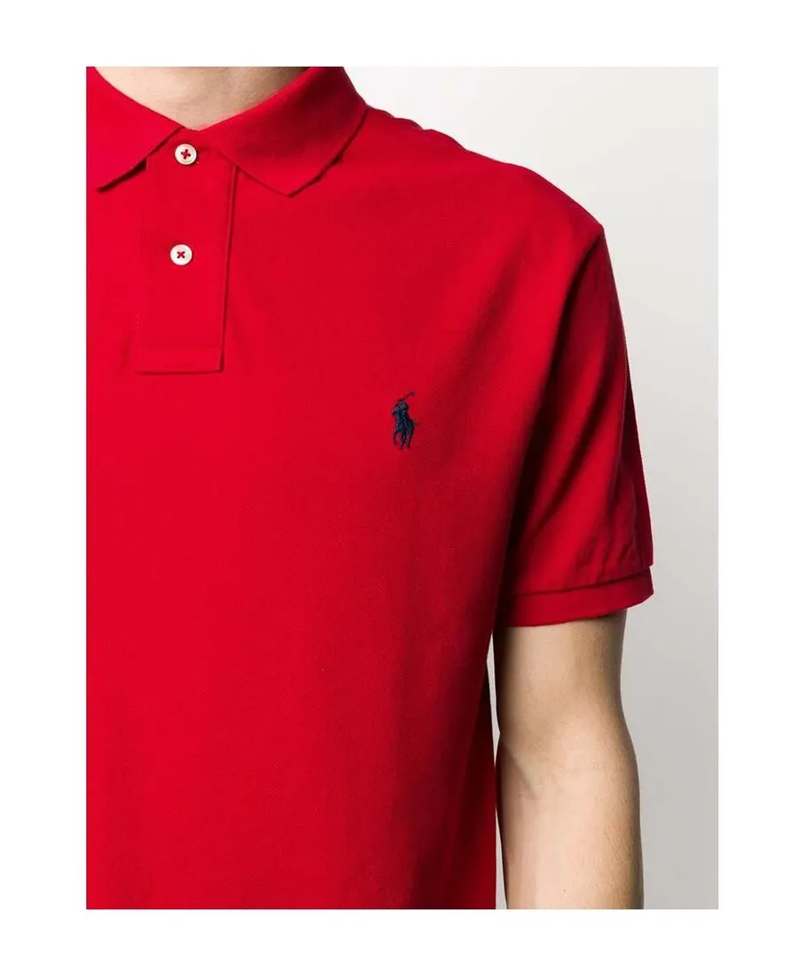 Logo Embroidered Polo Shirt