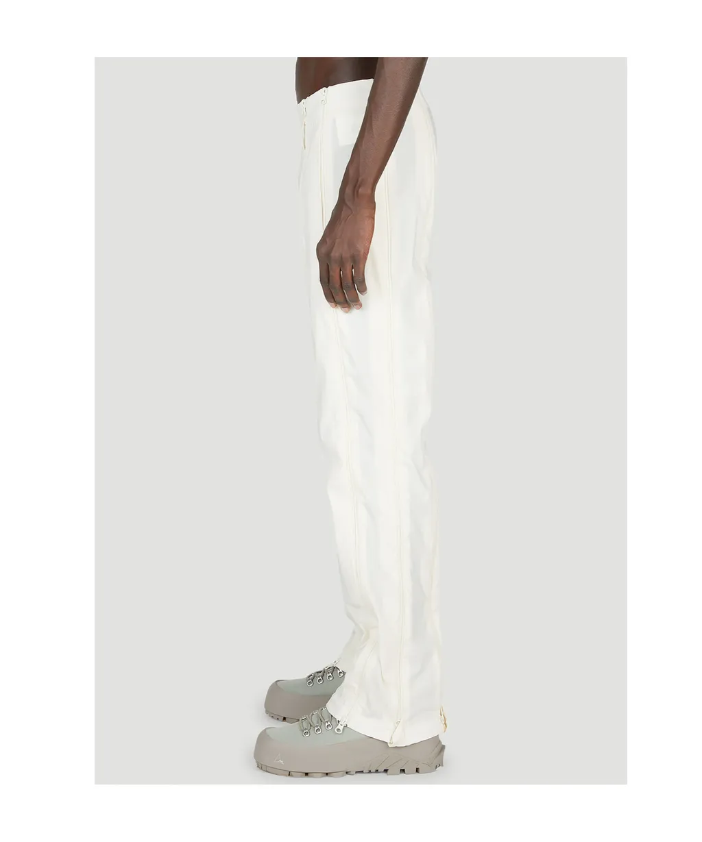 Pleated Zipper Casual Pants