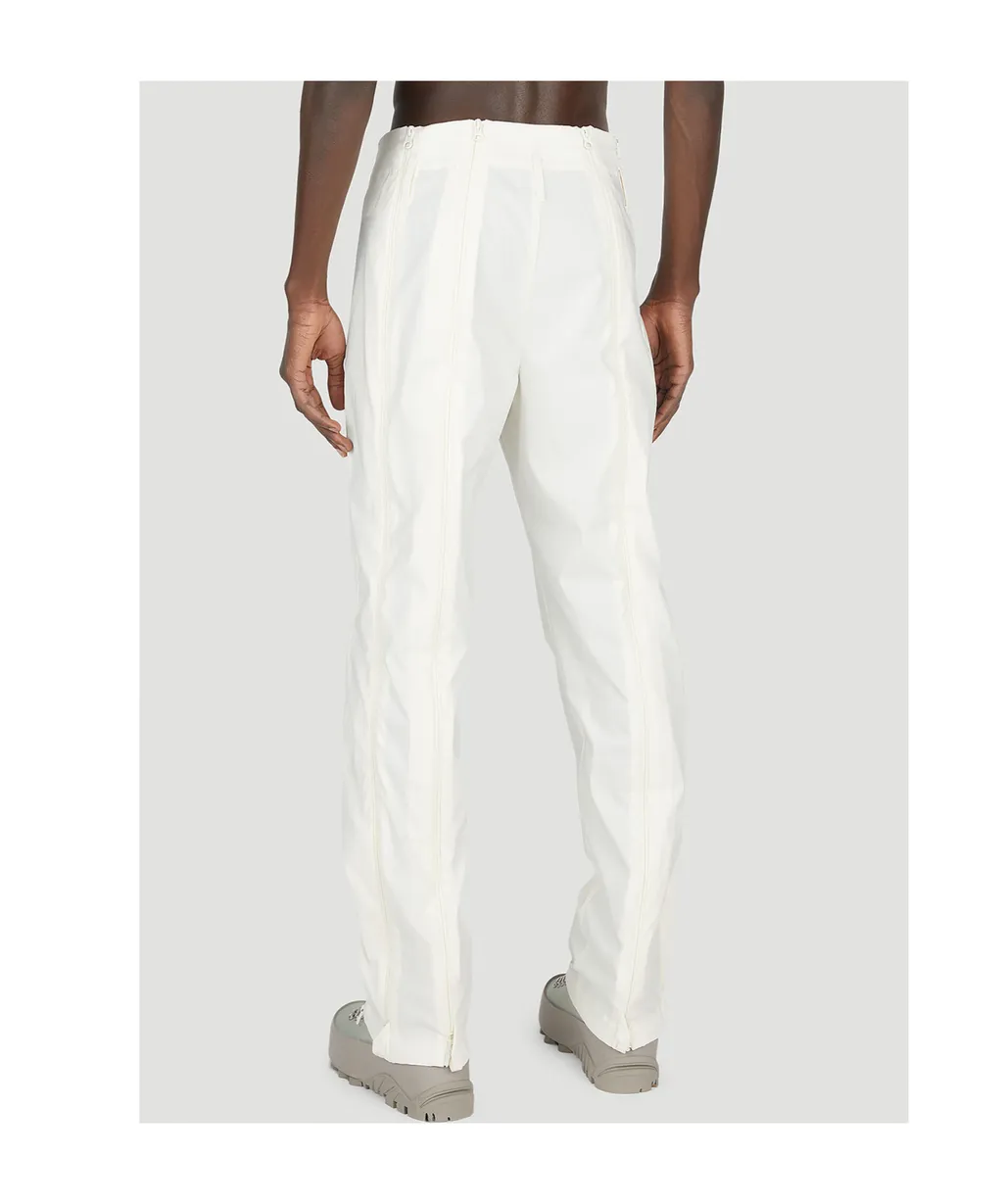 Pleated Zipper Casual Pants
