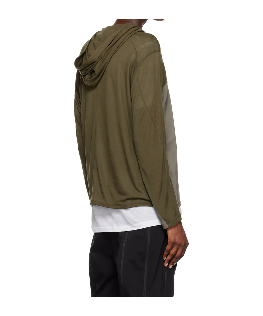 Zipper Hooded Sweatshirt