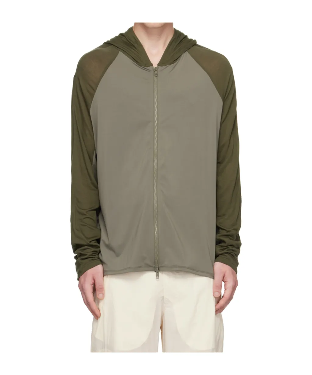 Zipper Hooded Sweatshirt
