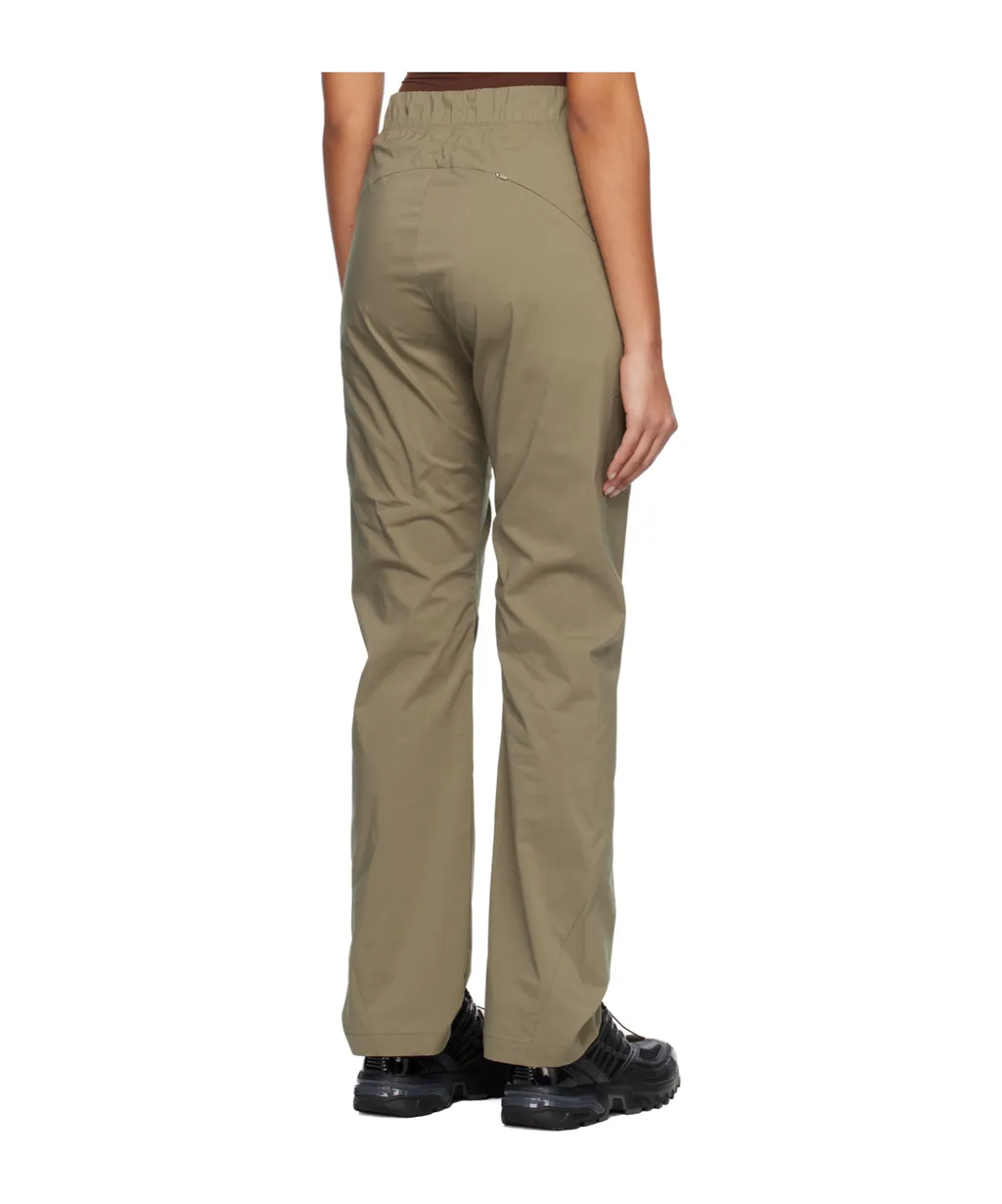 Taffeta Patchwork Casual Pants
