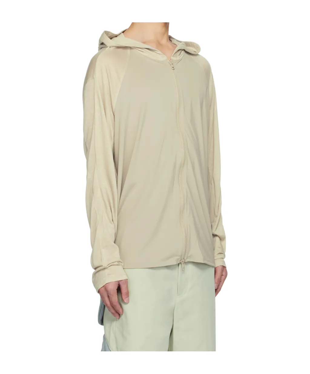 Hooded Long-Sleeve Casual Jacket