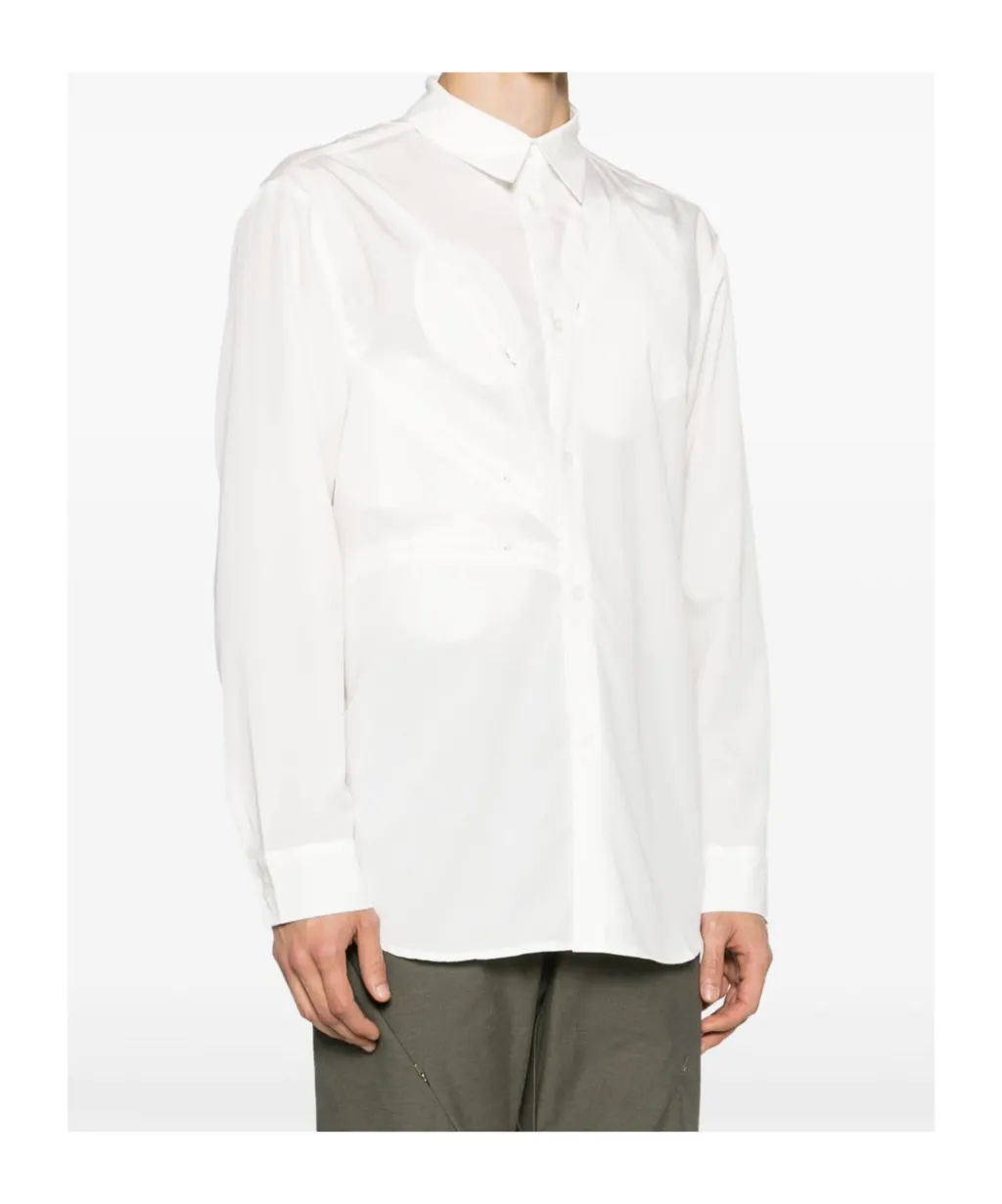 Button-Down Long-Sleeved Shirt