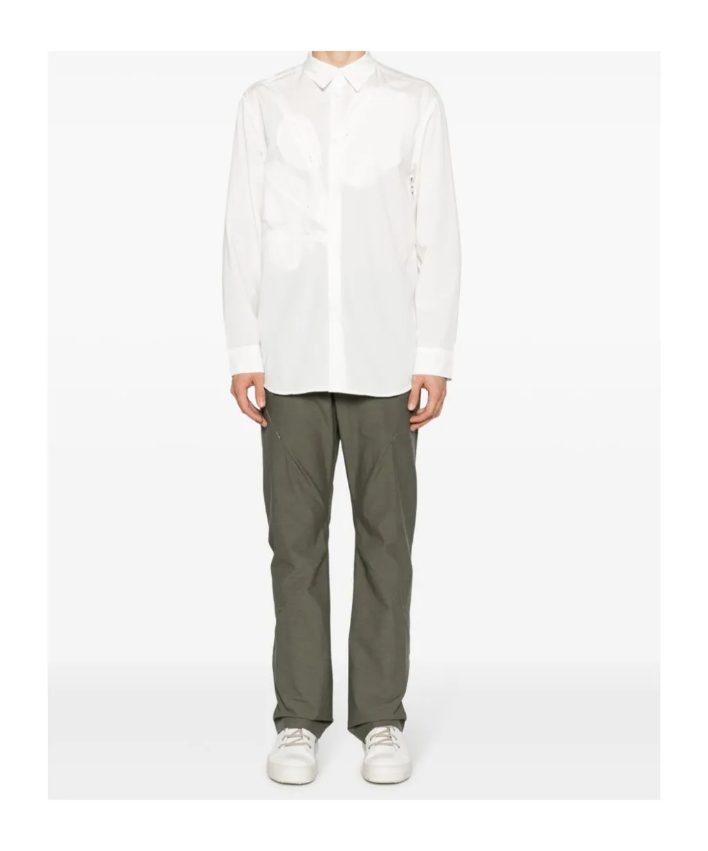 Button-Down Long-Sleeved Shirt