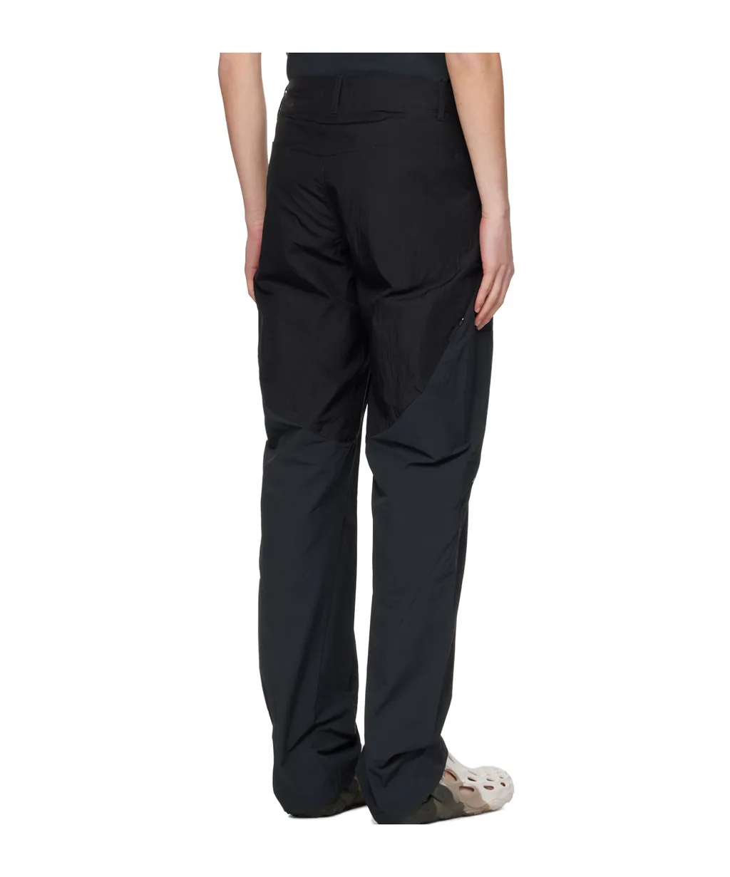 Panelled Straight Trousers