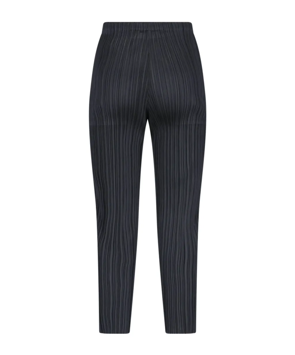 Plissé-Effect Trousers
