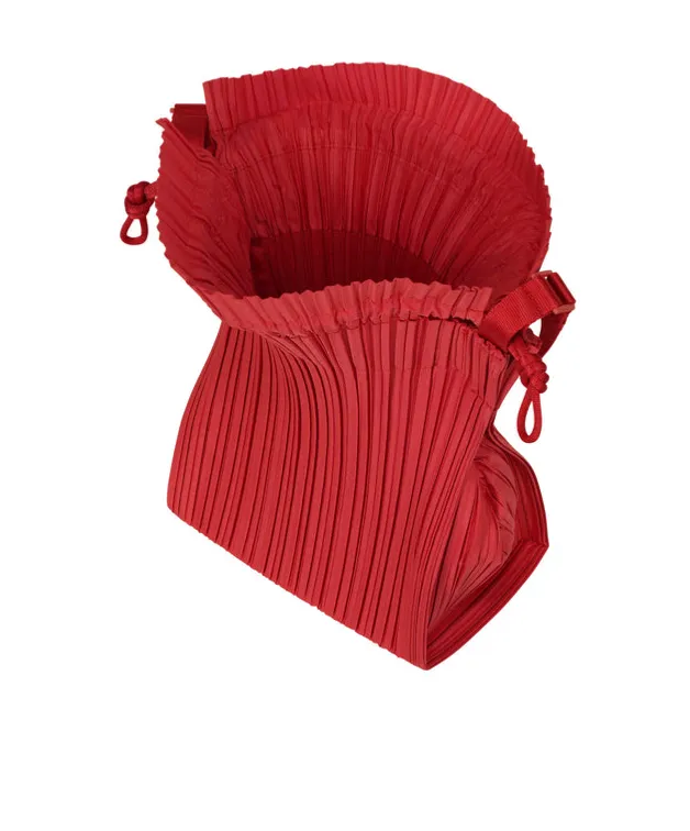 Square Pleats Cross Body Bag
