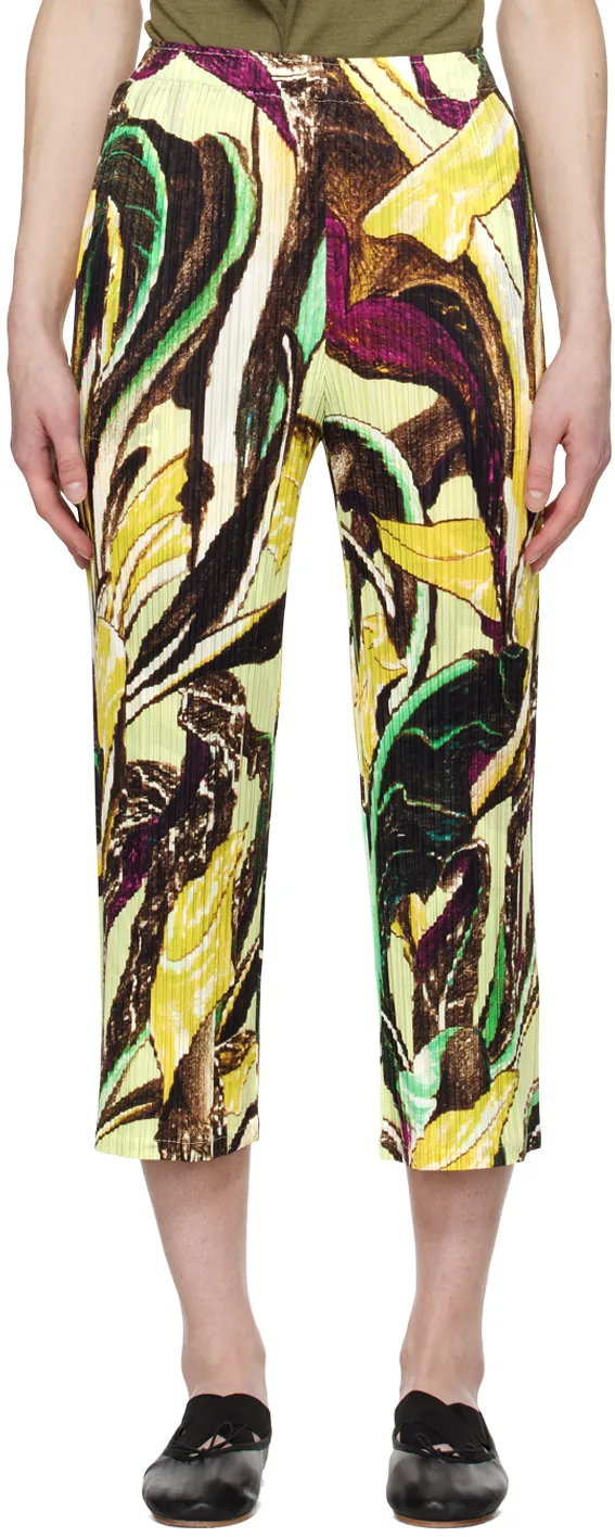 Tardivo Cropped Pleated Trousers