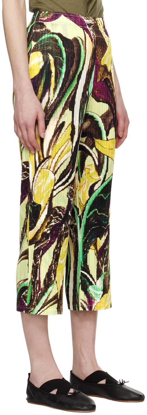 Tardivo Cropped Pleated Trousers