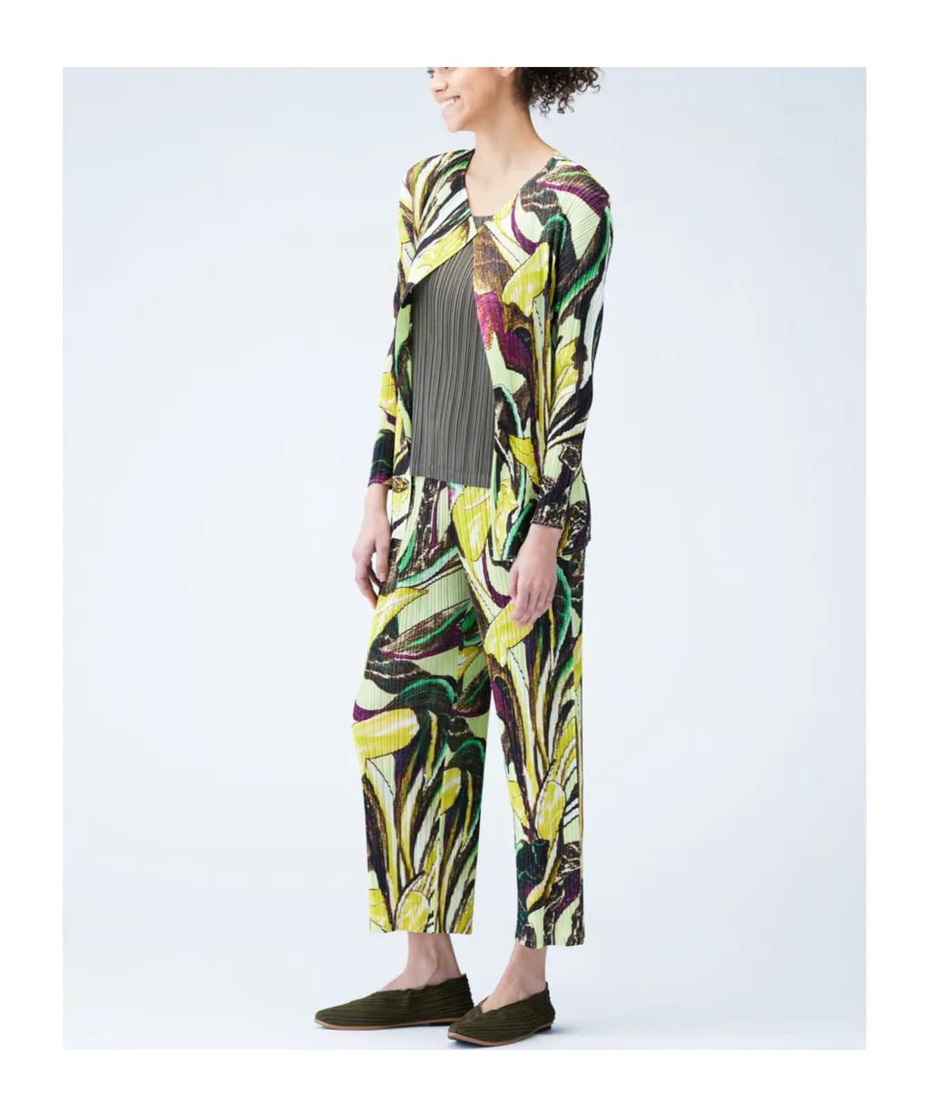 Pleated Cardigan