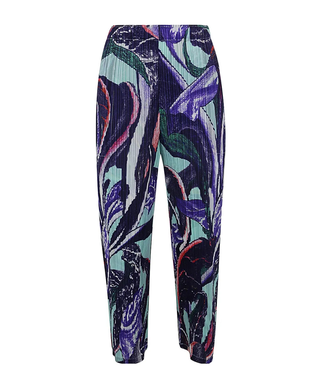 Tardivo Cropped Pleated Trousers