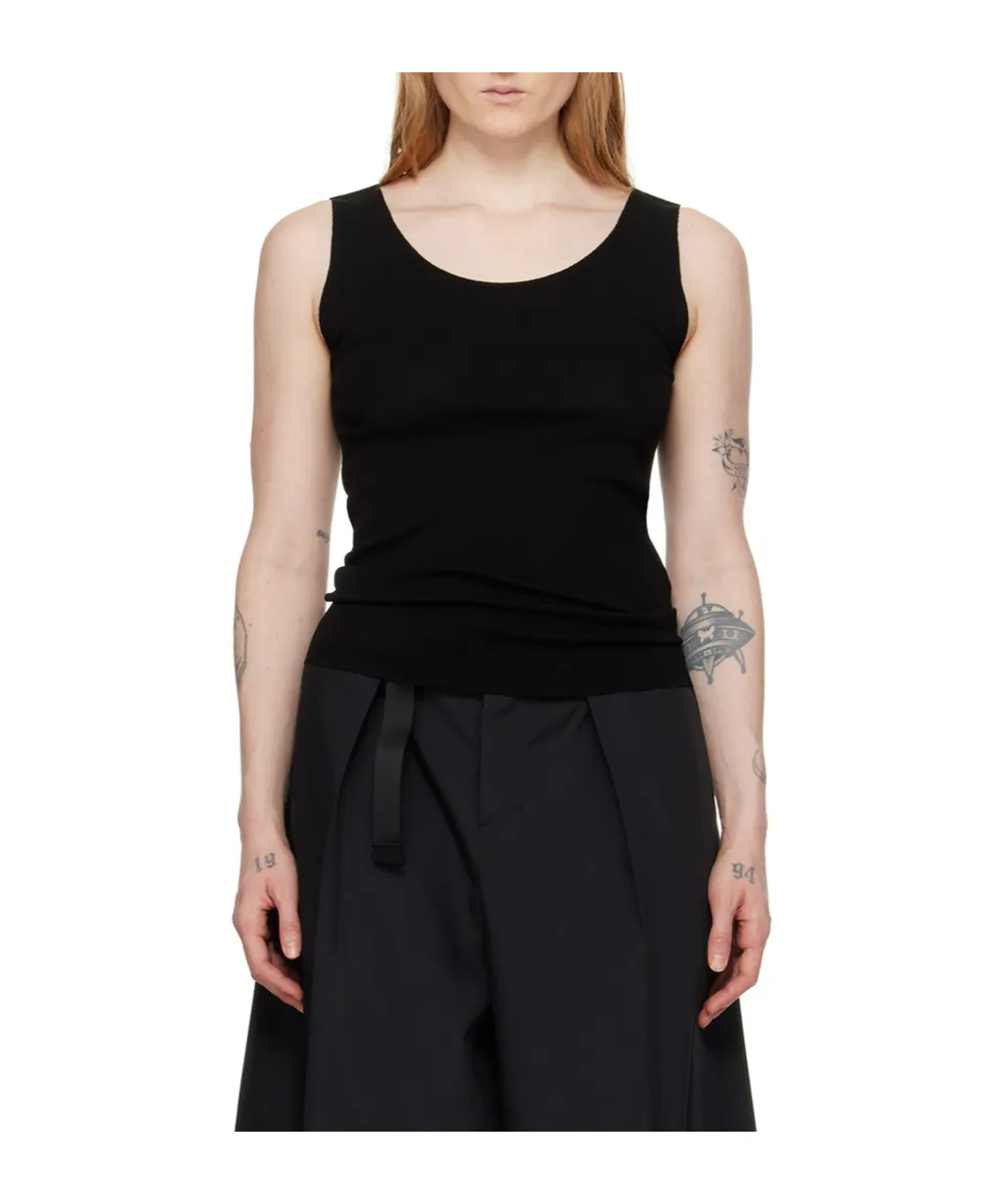 Rib Knitted Vest