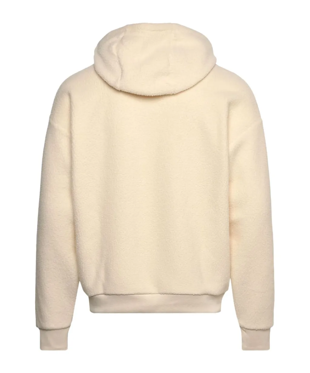 Logo Embroidered Drawstring Hoodie