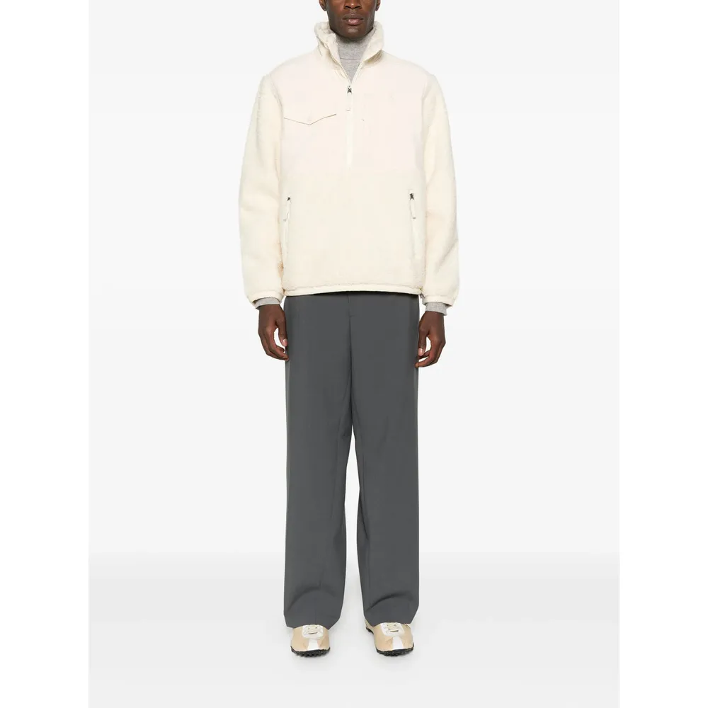 Hybrid Half-Zip Fleece-Panel Jacket