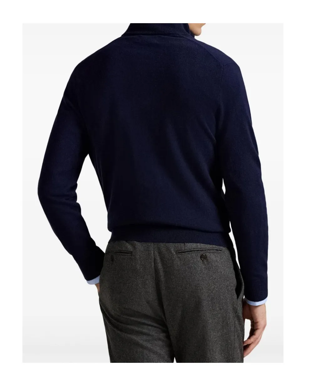 Logo-Embroidered Half-Zip Pullover