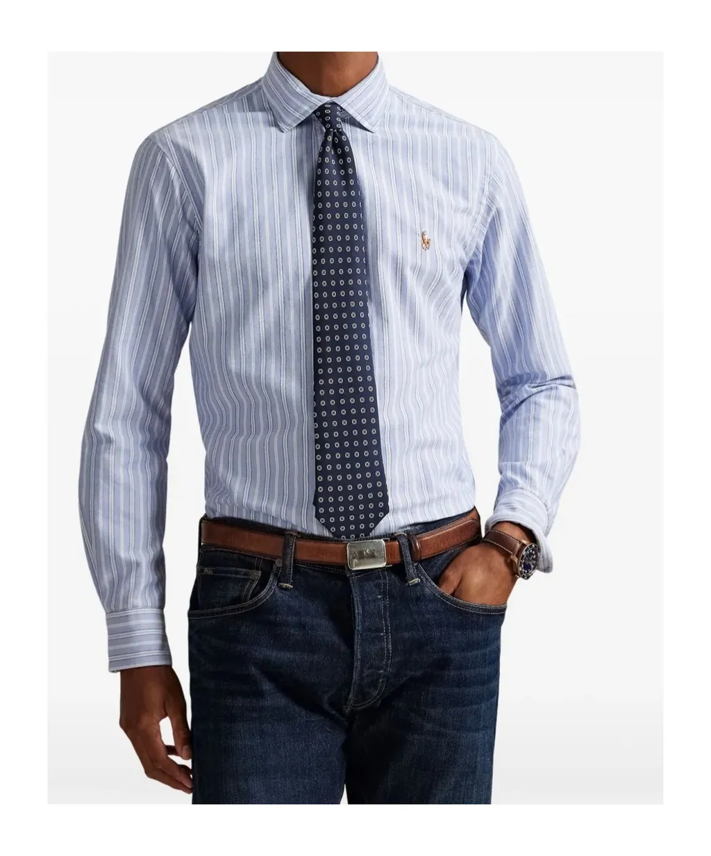 Striped Long-Sleeved Shirt