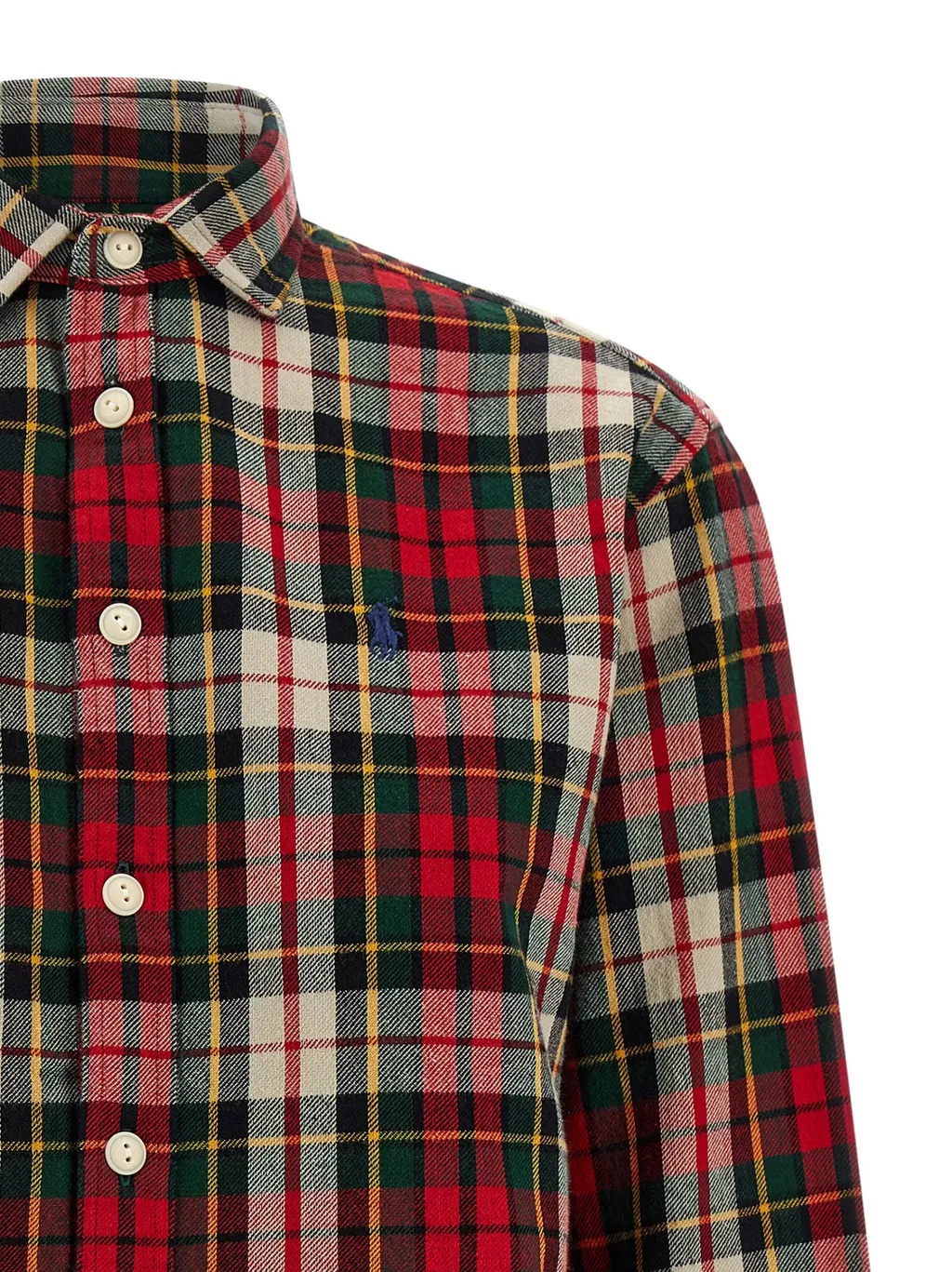 Relaxed Fit Plaid Twill Shirt
