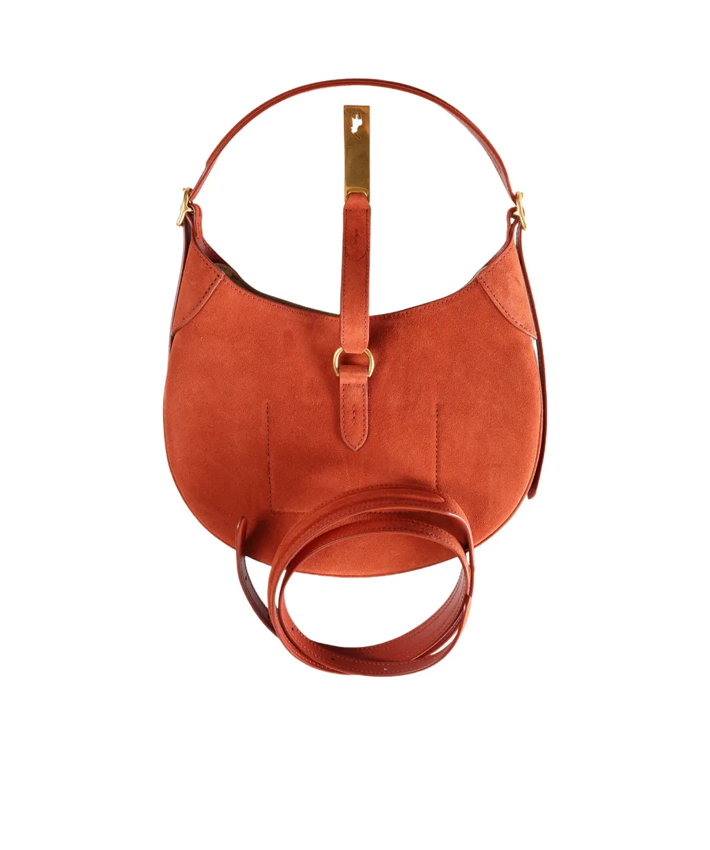 Id Suede Small Shoulder Bag