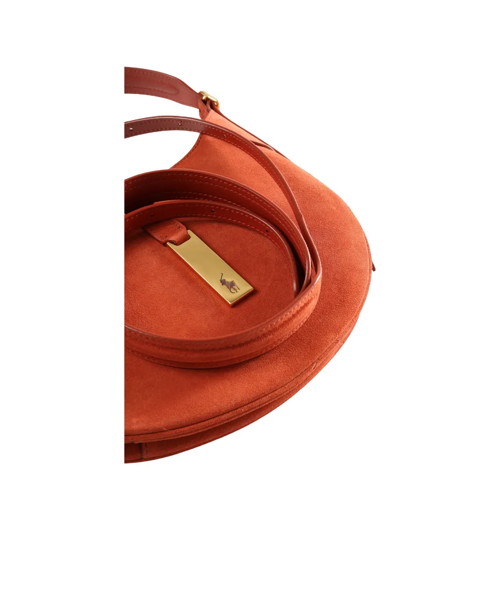 Id Suede Small Shoulder Bag