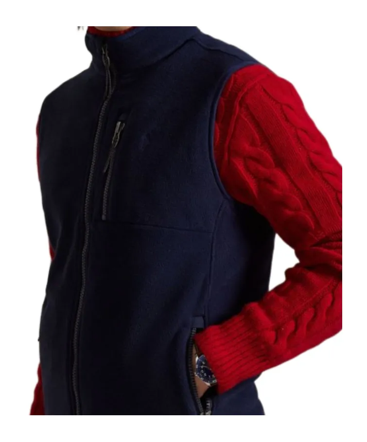 Zip-Up Sleeveless Gilet