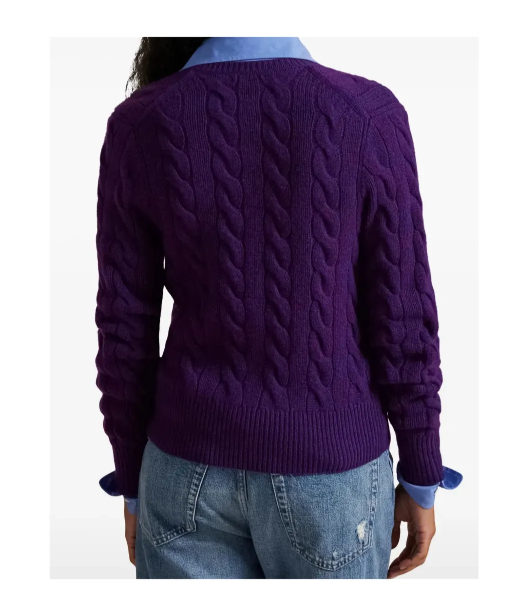 Cable-Knit Cardigan