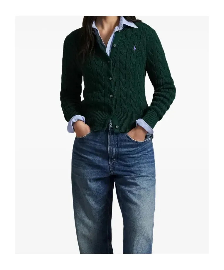 Cable-Knit Cardigan