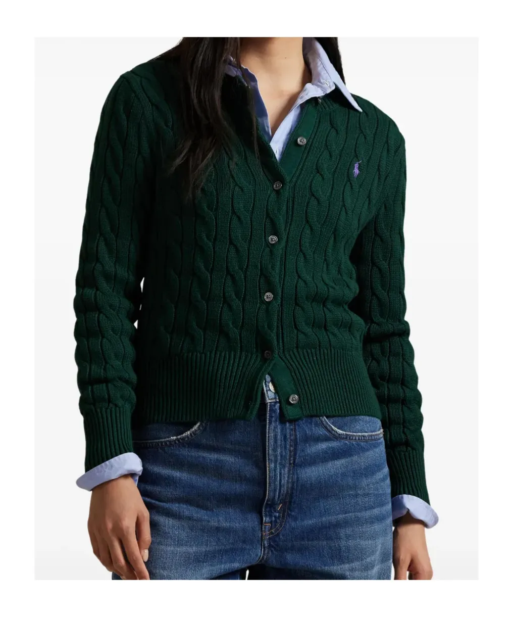 Cable-Knit Cardigan