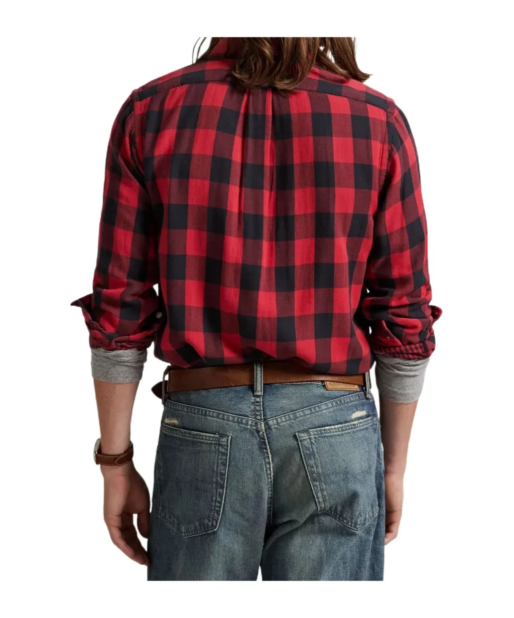 Long Sleeve Checked Shirt
