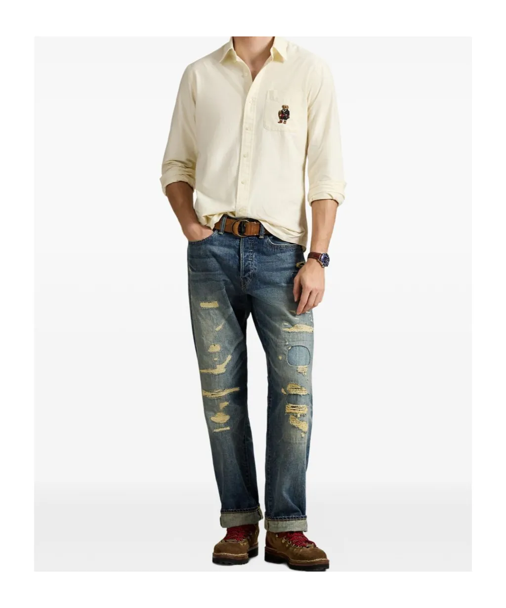 Polo Bear Button-Down Shirt