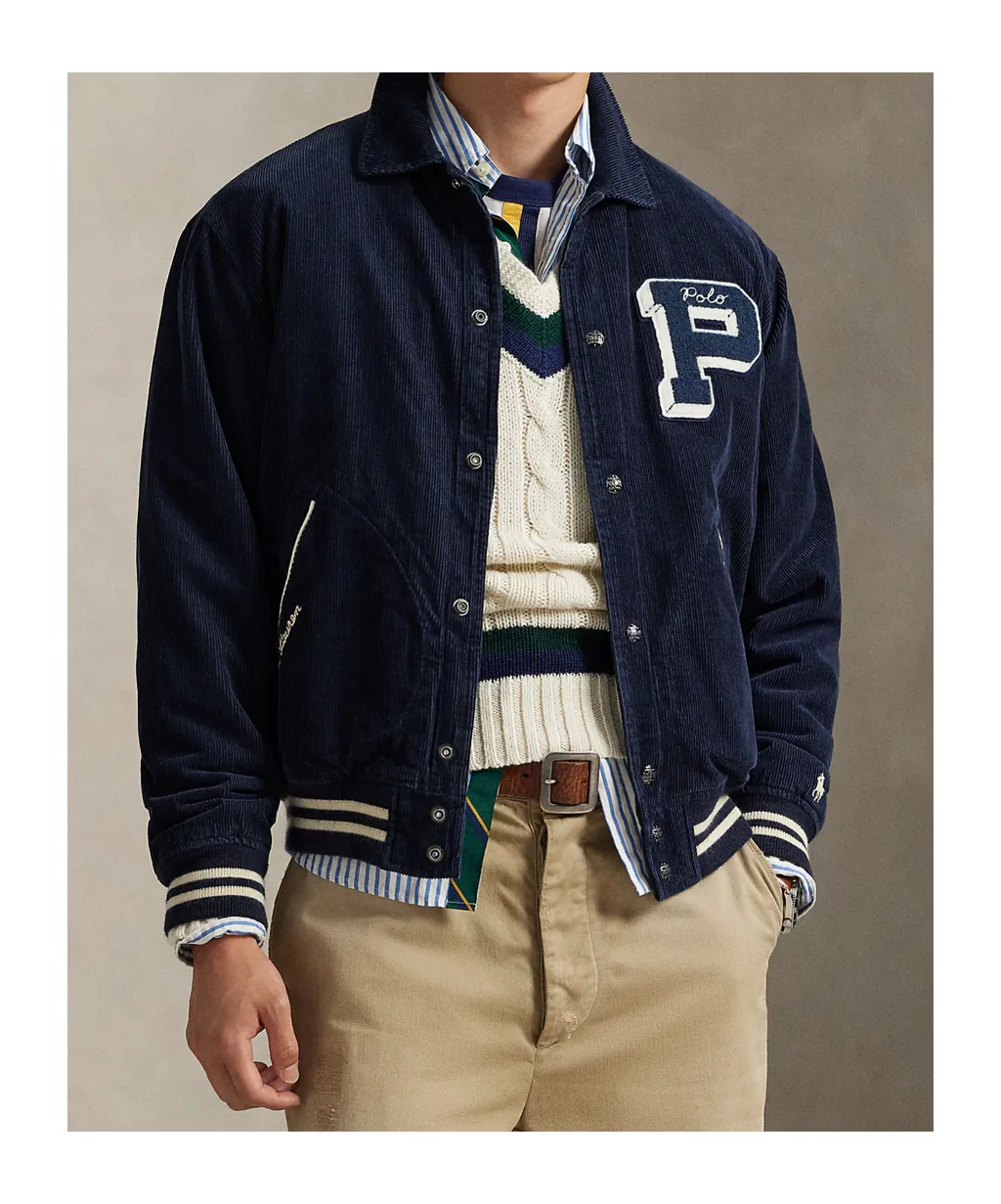 Corduroy Varsity Jacket