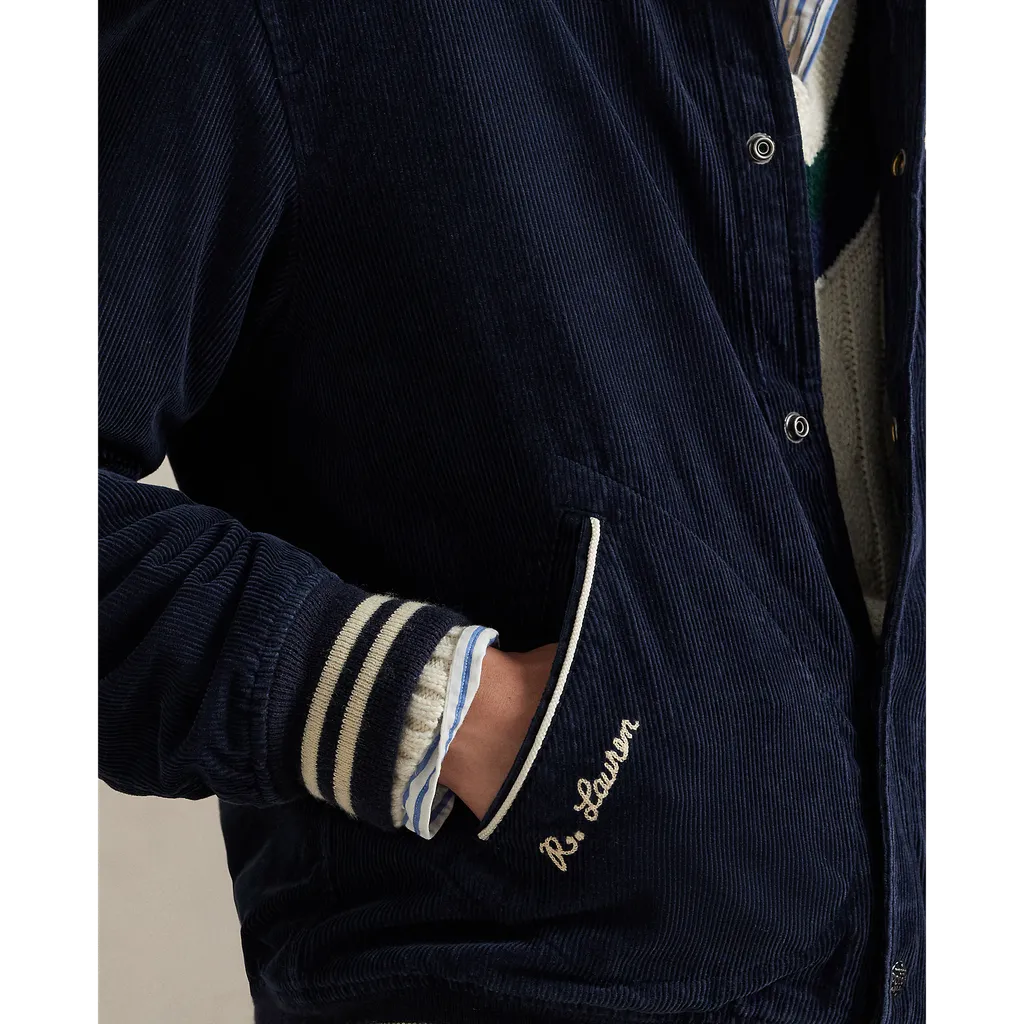 Corduroy Varsity Jacket