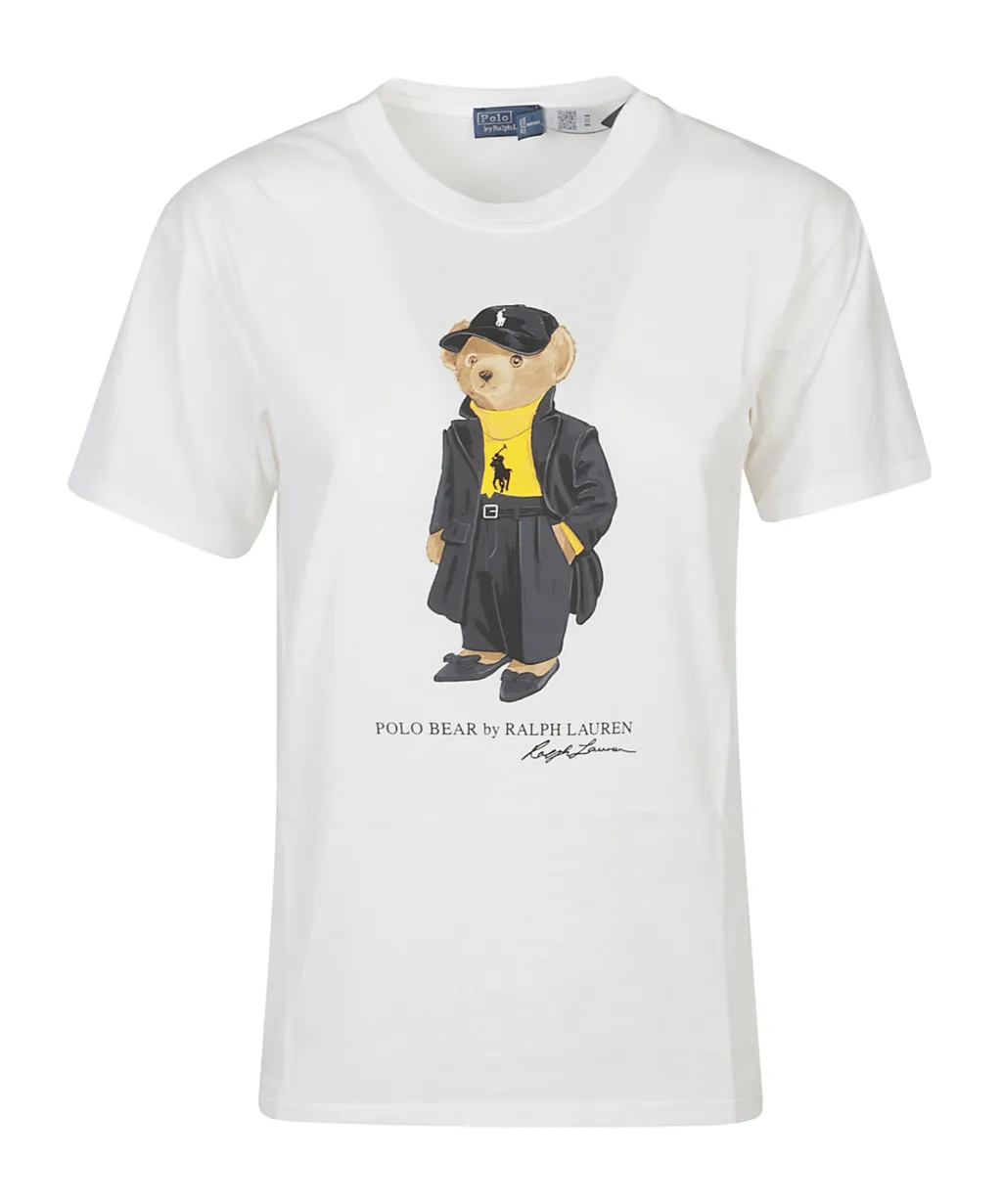 Polo Bear Printed Crewneck T-Shirt