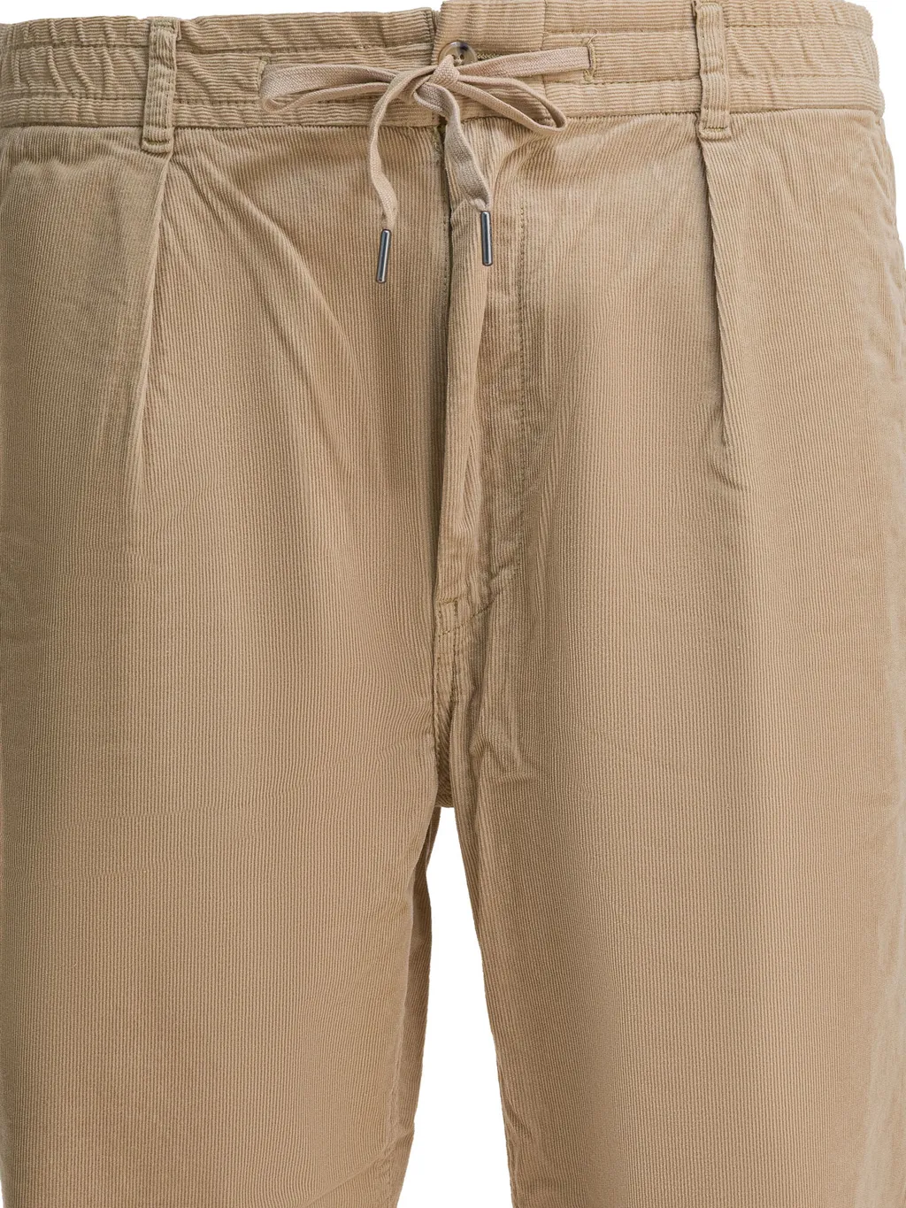 Drawstring Pleated Trousers