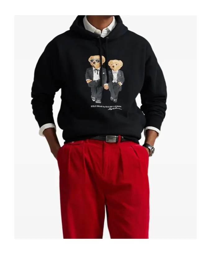 Polo Bear Fleece Hoodie