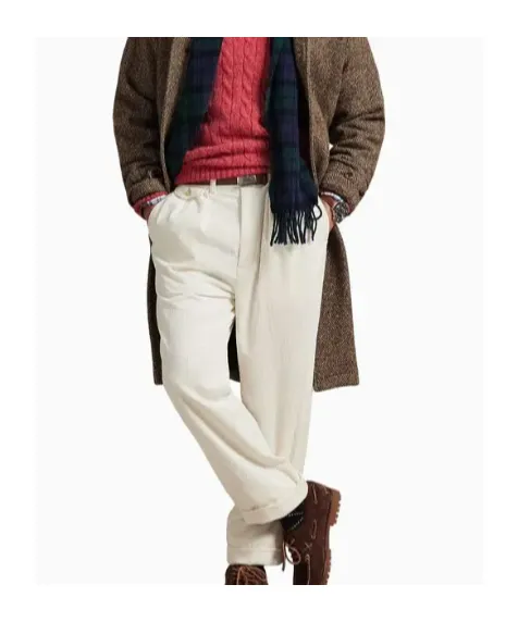 Straight Leg Corduroy Trousers