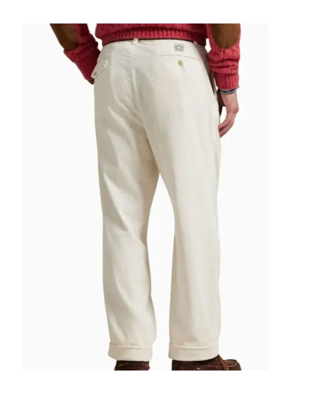 Straight Leg Corduroy Trousers