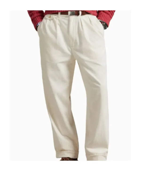 Straight Leg Corduroy Trousers