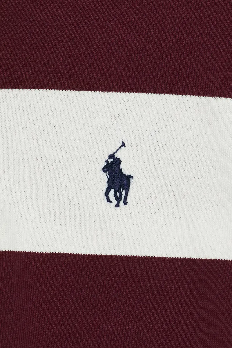 Pony Embroidered Striped Polo Shirt