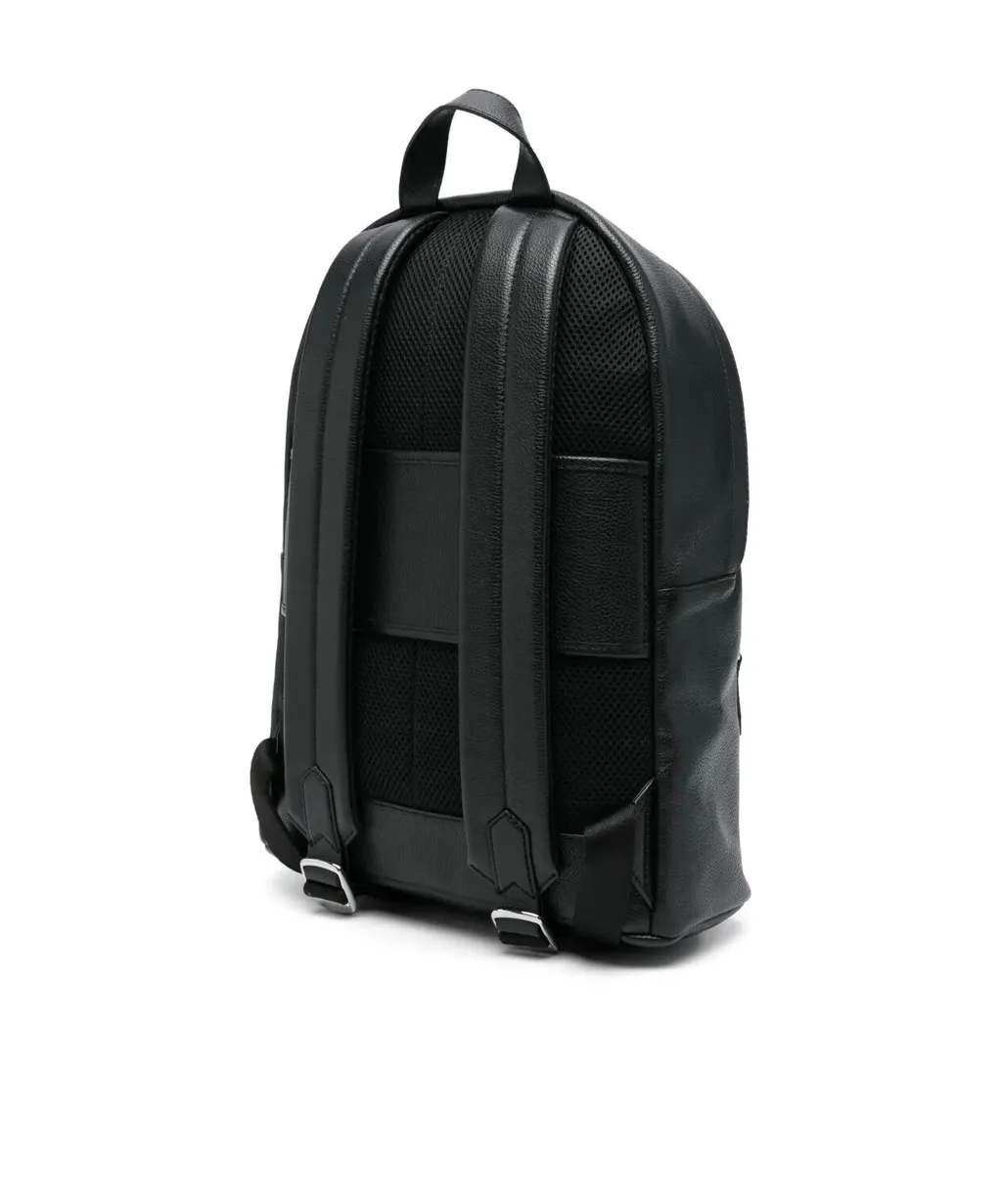 Logo Patch Zip-Up Backpack