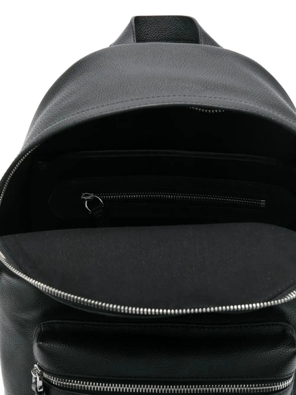 Logo Patch Zip-Up Backpack