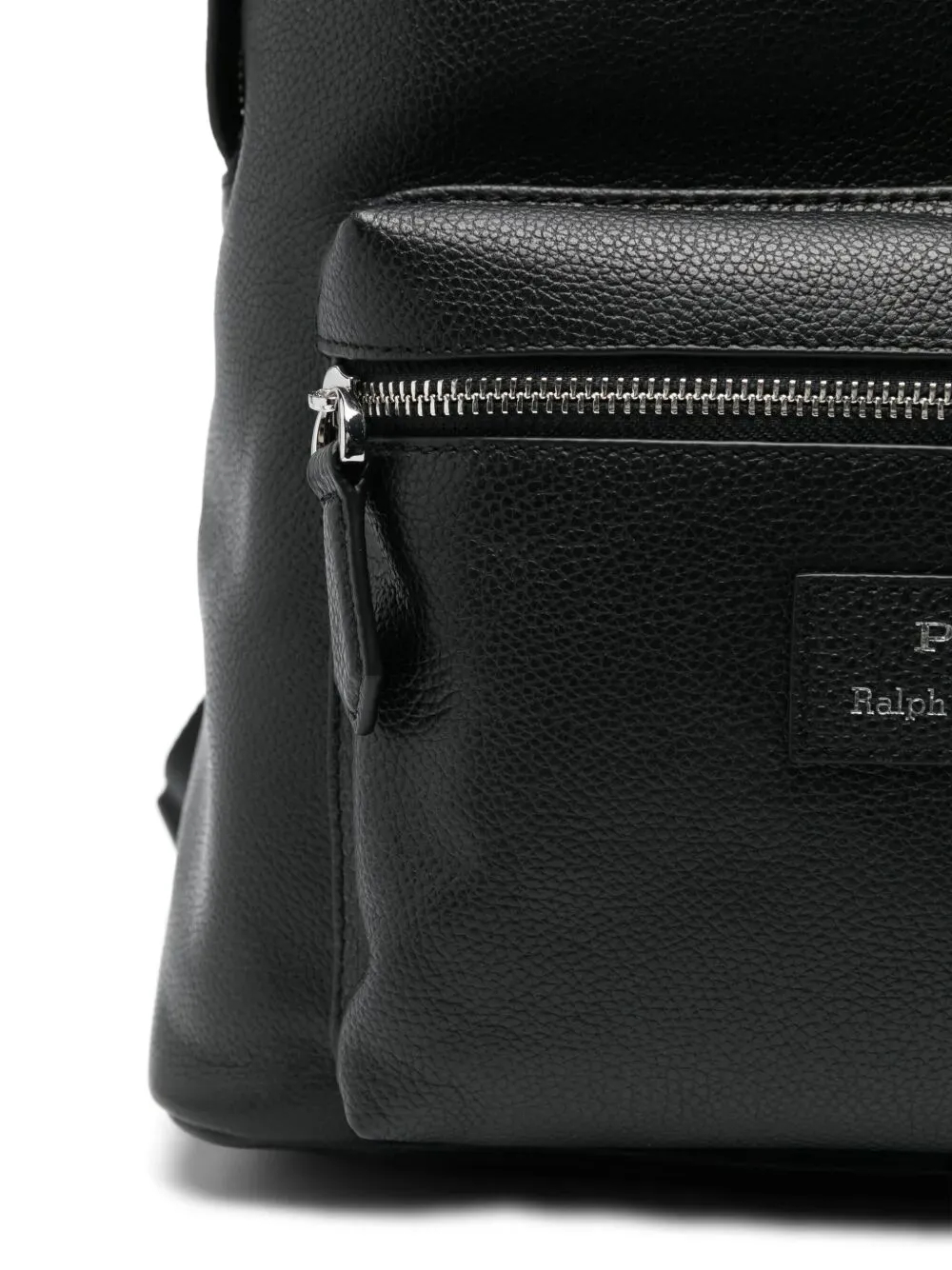 Logo Patch Zip-Up Backpack