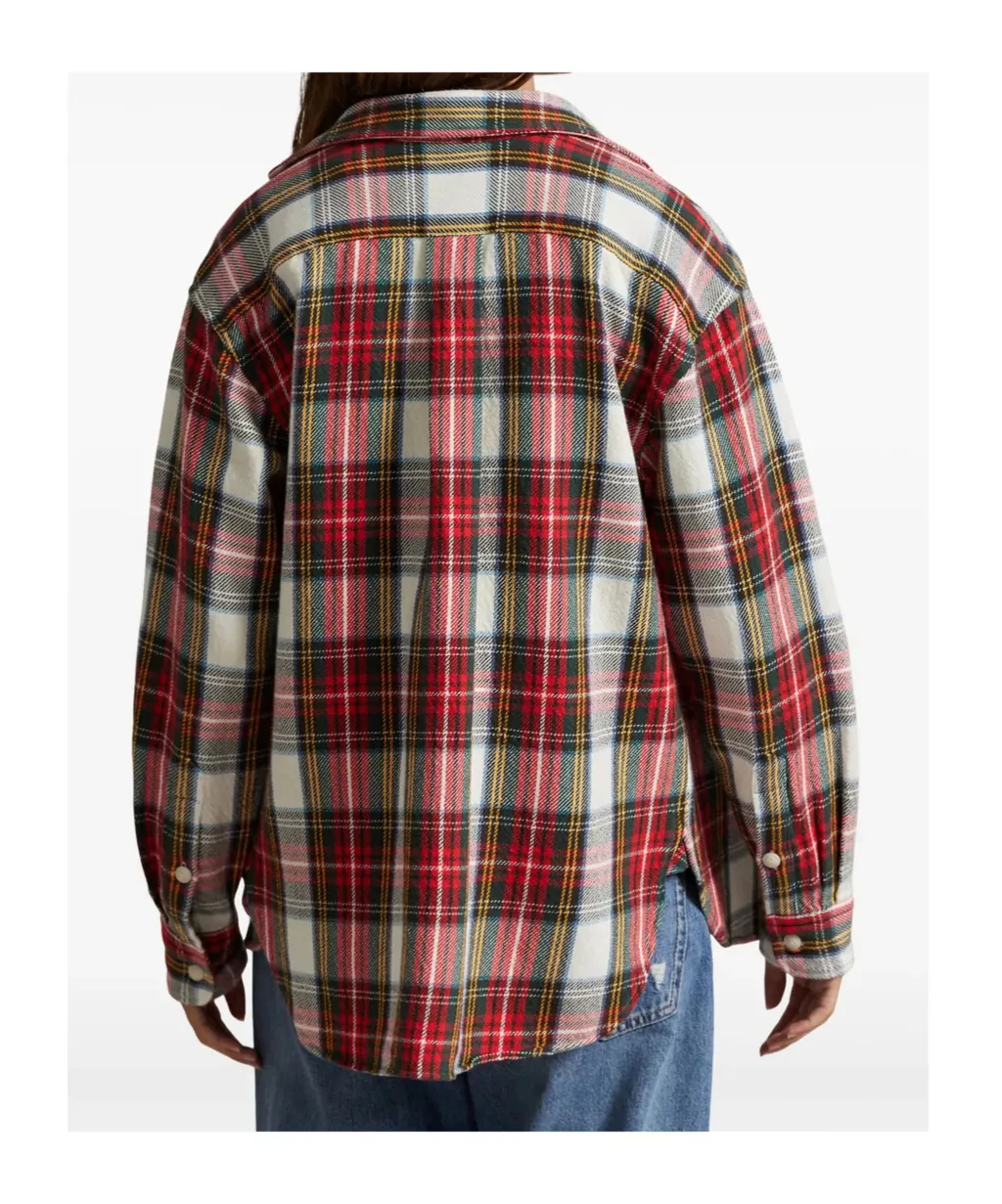 Plaid Long-Sleeved Shirt
